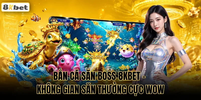 Bắn Cá Săn Boss 8KBET - Không Gian Săn Thưởng Cực Wow