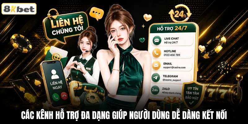 Các kênh hỗ trợ đa dạng giúp người dùng dễ dàng kết nối Các kênh hỗ trợ đa dạng giúp người dùng dễ dàng kết nối