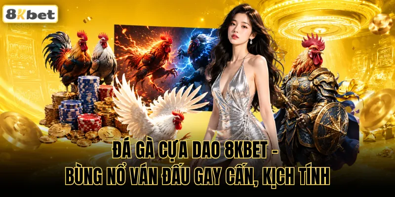 Đá Gà Cựa Dao 8KBET - Bùng Nổ Ván Đấu Gay Cấn, Kịch Tính