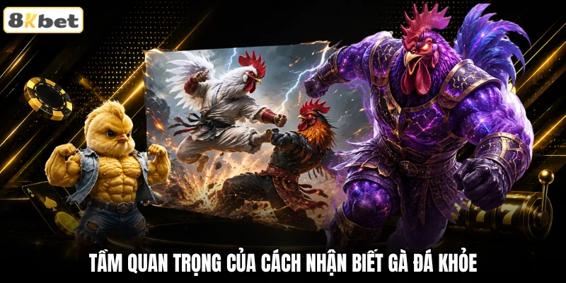 Tầm quan trọng của cách nhận biết gà đá khỏe Tầm quan trọng của cách nhận biết gà đá khỏe