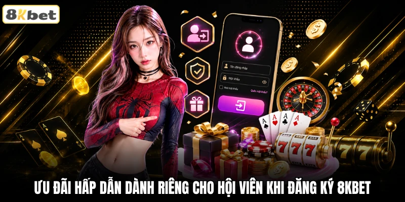Ưu đãi hấp dẫn dành riêng cho hội viên khi đăng ký 8KBET Ưu đãi hấp dẫn dành riêng cho hội viên khi đăng ký 8KBET